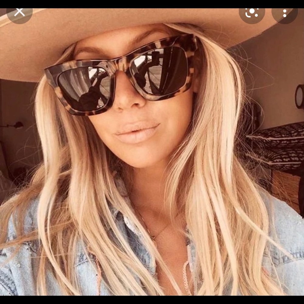 Electric crasher sunglasses - large frame tortoise